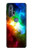 W2312 Colorful Rainbow Space Galaxy Funda Carcasa Case y Caso Del Tirón Funda para Motorola Edge+