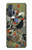 W2699 Ito Jakuchu Rooster Funda Carcasa Case y Caso Del Tirón Funda para Motorola Edge+