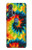 W3459 Tie Dye Funda Carcasa Case y Caso Del Tirón Funda para Motorola Edge+