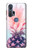 W3711 Pink Pineapple Funda Carcasa Case y Caso Del Tirón Funda para Motorola Edge+