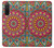 W3694 Hippie Art Pattern Funda Carcasa Case y Caso Del Tirón Funda para Sony Xperia 5 II