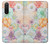 W3705 Pastel Floral Flower Funda Carcasa Case y Caso Del Tirón Funda para Sony Xperia 5 II