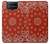 W3355 Bandana Red Pattern Funda Carcasa Case y Caso Del Tirón Funda para ASUS ZenFone 7 Pro