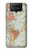 W3418 Vintage World Map Funda Carcasa Case y Caso Del Tirón Funda para ASUS ZenFone 7 Pro