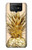 W3490 Gold Pineapple Funda Carcasa Case y Caso Del Tirón Funda para ASUS ZenFone 7 Pro