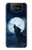 W3693 Grim White Wolf Full Moon Funda Carcasa Case y Caso Del Tirón Funda para ASUS ZenFone 7 Pro