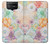 W3705 Pastel Floral Flower Funda Carcasa Case y Caso Del Tirón Funda para ASUS ZenFone 7 Pro