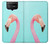 W3708 Pink Flamingo Funda Carcasa Case y Caso Del Tirón Funda para ASUS ZenFone 7 Pro