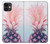 W3711 Pink Pineapple Funda Carcasa Case y Caso Del Tirón Funda para iPhone 11