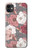 W3716 Rose Floral Pattern Funda Carcasa Case y Caso Del Tirón Funda para iPhone 11