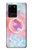 W3709 Pink Galaxy Funda Carcasa Case y Caso Del Tirón Funda para Samsung Galaxy S20 Ultra