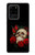 W3753 Dark Gothic Goth Skull Roses Funda Carcasa Case y Caso Del Tirón Funda para Samsung Galaxy S20 Ultra