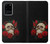 W3753 Dark Gothic Goth Skull Roses Funda Carcasa Case y Caso Del Tirón Funda para Samsung Galaxy S20 Ultra