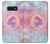 W3709 Pink Galaxy Funda Carcasa Case y Caso Del Tirón Funda para Samsung Galaxy S10e