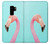 W3708 Pink Flamingo Funda Carcasa Case y Caso Del Tirón Funda para Samsung Galaxy S9 Plus