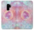 W3709 Pink Galaxy Funda Carcasa Case y Caso Del Tirón Funda para Samsung Galaxy S9 Plus