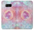 W3709 Pink Galaxy Funda Carcasa Case y Caso Del Tirón Funda para Samsung Galaxy S8 Plus