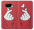 W3701 Mini Heart Love Sign Funda Carcasa Case y Caso Del Tirón Funda para Samsung Galaxy S8