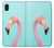 W3708 Pink Flamingo Funda Carcasa Case y Caso Del Tirón Funda para Samsung Galaxy A10e