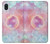 W3709 Pink Galaxy Funda Carcasa Case y Caso Del Tirón Funda para Samsung Galaxy A10e