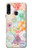 W3705 Pastel Floral Flower Funda Carcasa Case y Caso Del Tirón Funda para Samsung Galaxy A20s