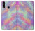 W3706 Pastel Rainbow Galaxy Pink Sky Funda Carcasa Case y Caso Del Tirón Funda para Samsung Galaxy A20s