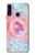 W3709 Pink Galaxy Funda Carcasa Case y Caso Del Tirón Funda para Samsung Galaxy A20s