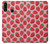 W3719 Strawberry Pattern Funda Carcasa Case y Caso Del Tirón Funda para Samsung Galaxy A20s