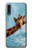 W3680 Cute Smile Giraffe Funda Carcasa Case y Caso Del Tirón Funda para Samsung Galaxy A50
