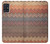 W3752 Zigzag Fabric Pattern Graphic Printed Funda Carcasa Case y Caso Del Tirón Funda para Samsung Galaxy A51 5G