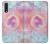 W3709 Pink Galaxy Funda Carcasa Case y Caso Del Tirón Funda para Samsung Galaxy A70