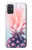 W3711 Pink Pineapple Funda Carcasa Case y Caso Del Tirón Funda para Samsung Galaxy A71