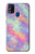 W3706 Pastel Rainbow Galaxy Pink Sky Funda Carcasa Case y Caso Del Tirón Funda para Samsung Galaxy M31
