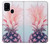 W3711 Pink Pineapple Funda Carcasa Case y Caso Del Tirón Funda para Samsung Galaxy M31