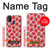 W3719 Strawberry Pattern Funda Carcasa Case y Caso Del Tirón Funda para Samsung Galaxy M31