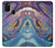 W3676 Colorful Abstract Marble Stone Funda Carcasa Case y Caso Del Tirón Funda para Samsung Galaxy M21