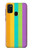 W3678 Colorful Rainbow Vertical Funda Carcasa Case y Caso Del Tirón Funda para Samsung Galaxy M21