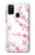 W3707 Pink Cherry Blossom Spring Flower Funda Carcasa Case y Caso Del Tirón Funda para Samsung Galaxy M21