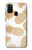 W3718 Seamless Pineapple Funda Carcasa Case y Caso Del Tirón Funda para Samsung Galaxy M21