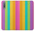 W3678 Colorful Rainbow Vertical Funda Carcasa Case y Caso Del Tirón Funda para Samsung Galaxy A7 (2018)