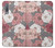 W3716 Rose Floral Pattern Funda Carcasa Case y Caso Del Tirón Funda para Samsung Galaxy A7 (2018)