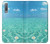 W3720 Summer Ocean Beach Funda Carcasa Case y Caso Del Tirón Funda para Samsung Galaxy A7 (2018)