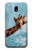 W3680 Cute Smile Giraffe Funda Carcasa Case y Caso Del Tirón Funda para Samsung Galaxy J5 (2017) EU Version