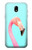 W3708 Pink Flamingo Funda Carcasa Case y Caso Del Tirón Funda para Samsung Galaxy J5 (2017) EU Version