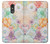 W3705 Pastel Floral Flower Funda Carcasa Case y Caso Del Tirón Funda para LG Stylo 5