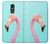 W3708 Pink Flamingo Funda Carcasa Case y Caso Del Tirón Funda para LG Stylo 5