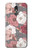 W3716 Rose Floral Pattern Funda Carcasa Case y Caso Del Tirón Funda para LG Stylo 5