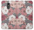 W3716 Rose Floral Pattern Funda Carcasa Case y Caso Del Tirón Funda para LG Stylo 5