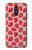 W3719 Strawberry Pattern Funda Carcasa Case y Caso Del Tirón Funda para LG Q Stylo 4, LG Q Stylus