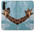 W3680 Cute Smile Giraffe Funda Carcasa Case y Caso Del Tirón Funda para Motorola Moto G8 Power